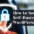 How to Secure a Self-Hosted WordPress Blog Header