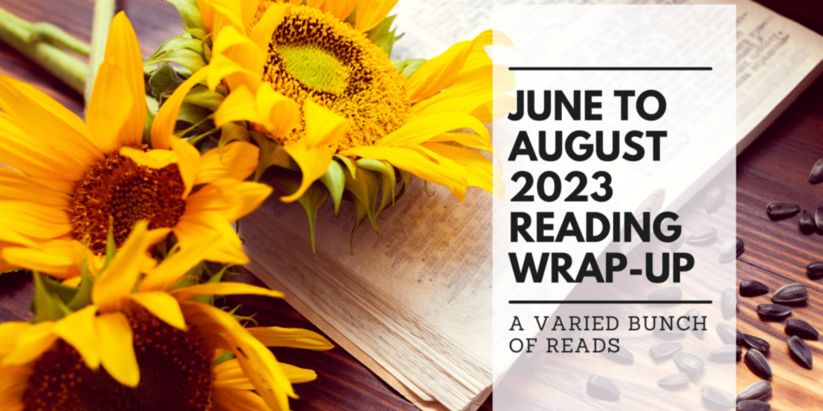 June to August 2023 Reading Wrap-Up Summer Reads and More